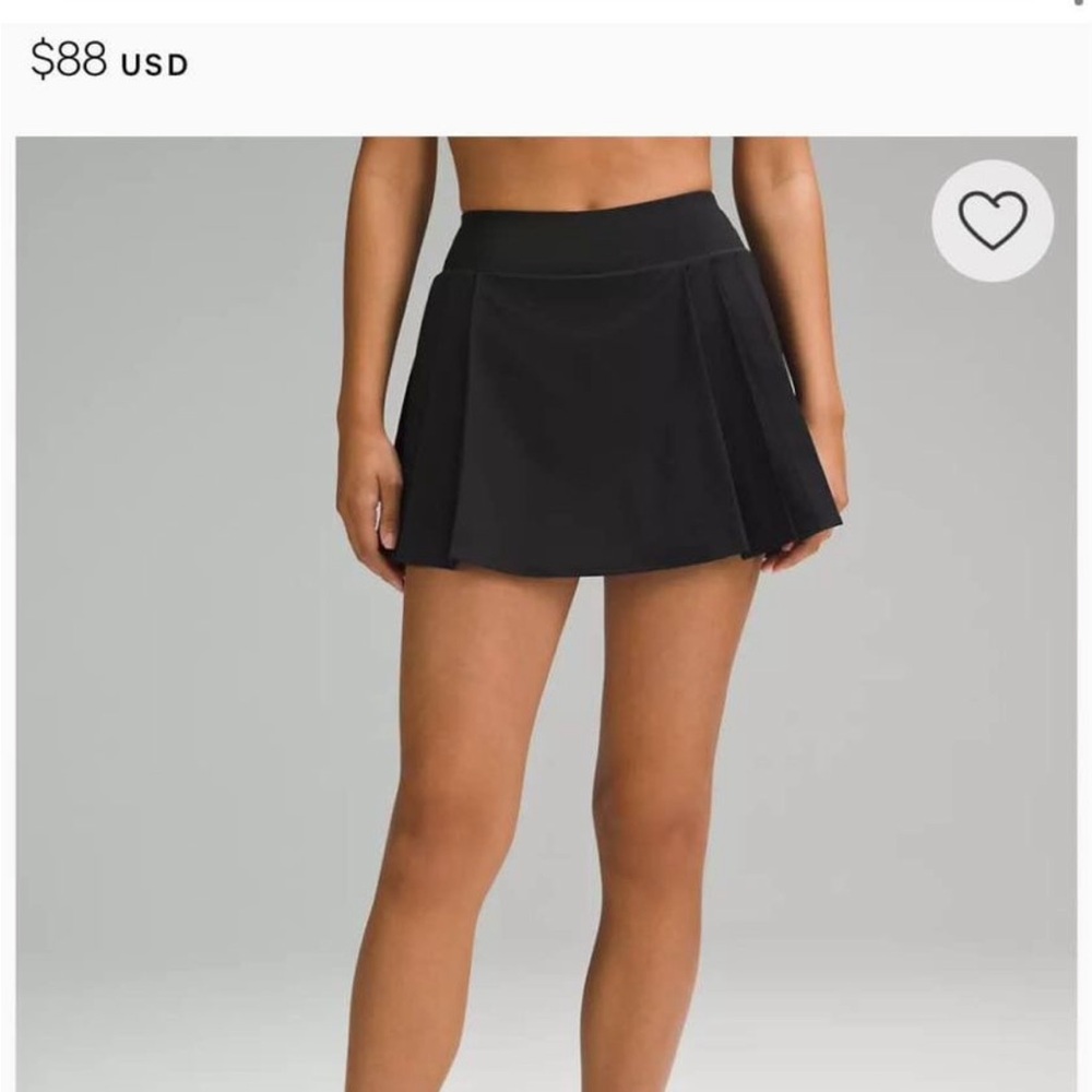 Lululemon Side Pleat Tennis Skirt Size 6